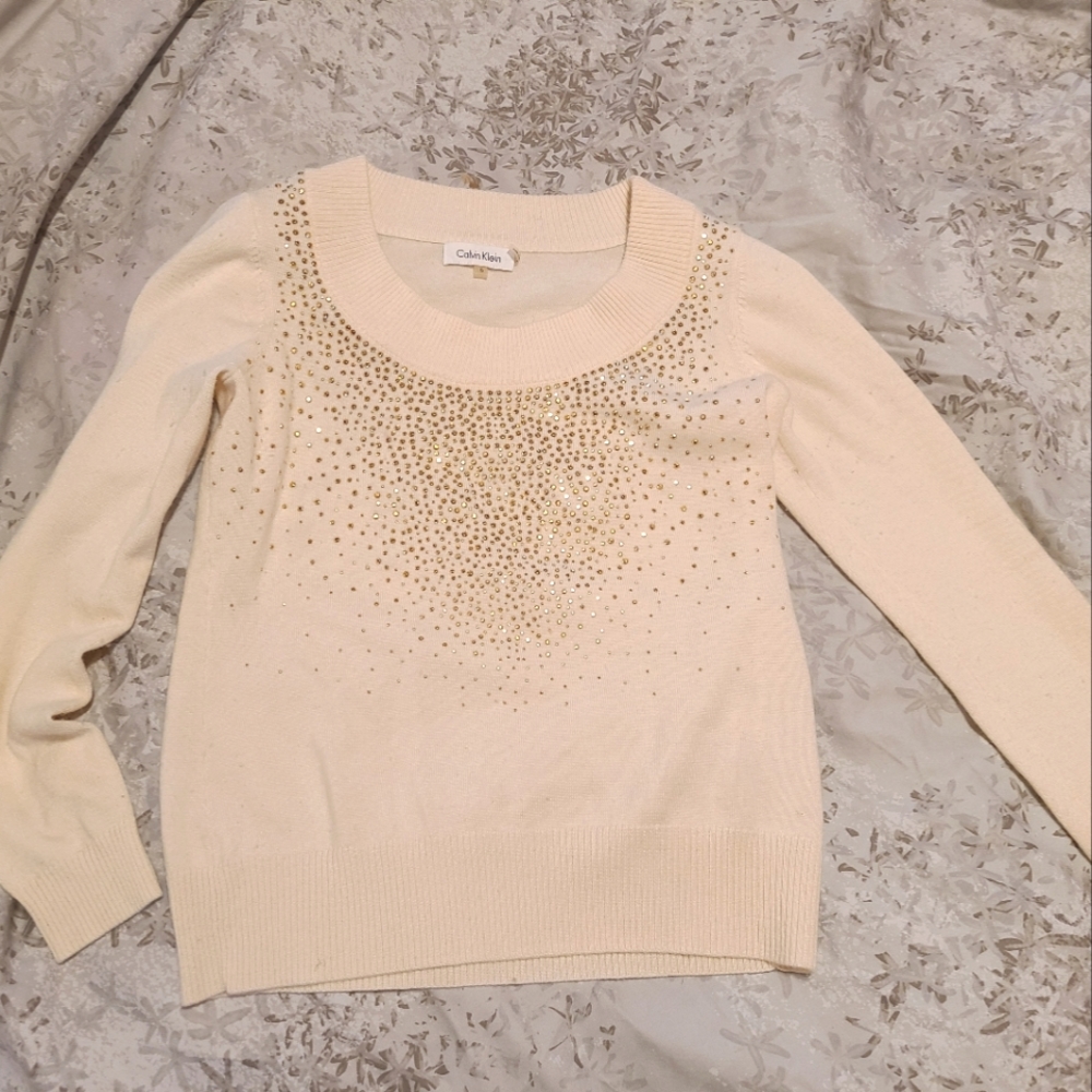 Calvin Klein Embellished Sweater